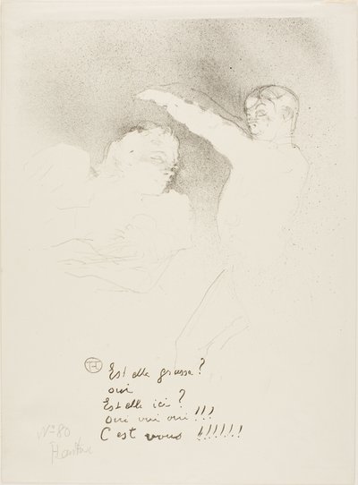 Lajikkeissa: Mademoiselle Lender ja Brasseur tekijältä Henri de Toulouse Lautrec