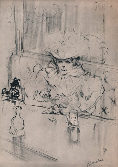 Au Hanneton, n. 1898, 1946 tekijältä Henri de Toulouse Lautrec