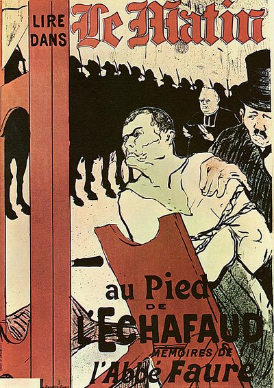 Am Fuße des Schafotts, 1893 von Henri de Toulouse Lautrec