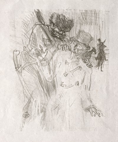 Siinain juurella: Schlomé Fussin pidätys tekijältä Henri de Toulouse Lautrec