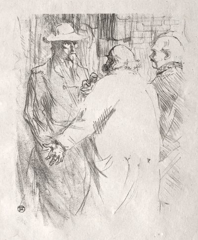 Siinain juurella: Clemenceau Buskiin tekijältä Henri de Toulouse Lautrec