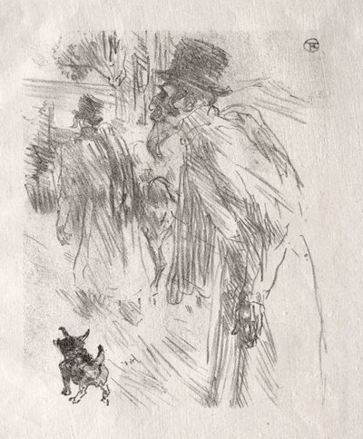 Siinain juurella: Puolan juutalaiset, Carlsbad tekijältä Henri de Toulouse Lautrec