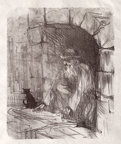 Siinain juurella: Takakauppa Krakovassa, 1898. tekijältä Henri de Toulouse Lautrec