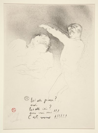 Lajikkeissa: Miss Lender ja Brasseur tekijältä Henri de Toulouse Lautrec