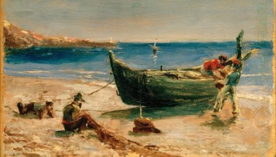 Kalastusvene tekijältä Henri de Toulouse Lautrec