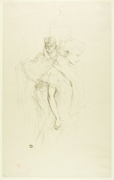 Valkoinen ja musta tekijältä Henri de Toulouse Lautrec