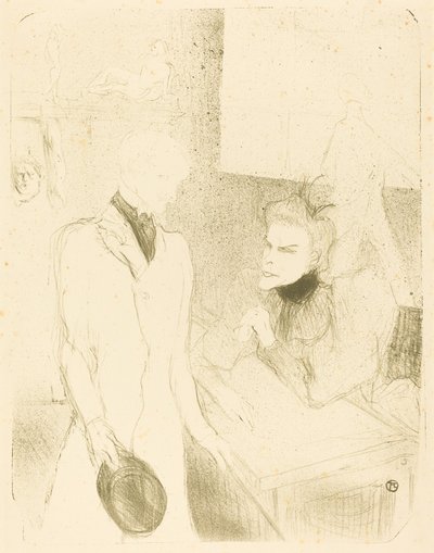 Brandes ja Le Bargy Cabotinsissa Brandès ja Les Bargy Cabotinsissa, 1894. tekijältä Henri de Toulouse Lautrec