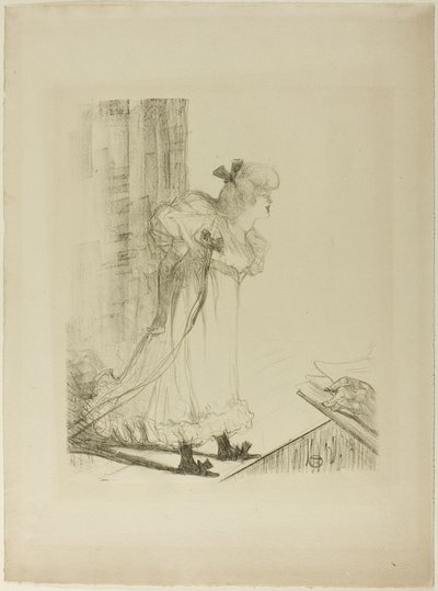 Kabareen laulaja tekijältä Henri de Toulouse Lautrec