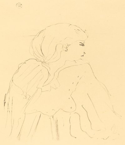 Kassiivi, 1896. tekijältä Henri de Toulouse Lautrec