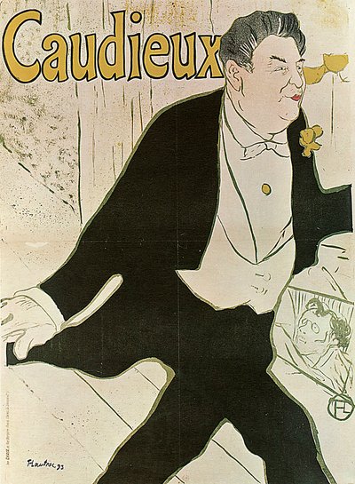 Caudieux, 1893. tekijältä Henri de Toulouse Lautrec