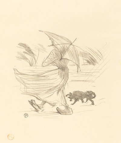 Mitä sade sanoo, 1895. tekijältä Henri de Toulouse Lautrec