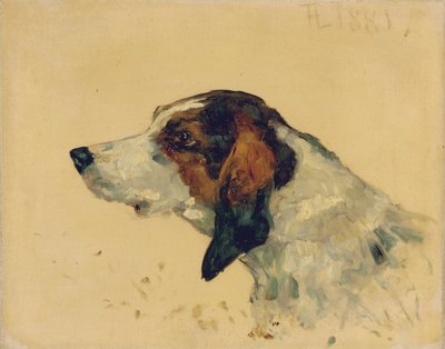 Metsästyskoira, 1881 tekijältä Henri de Toulouse Lautrec