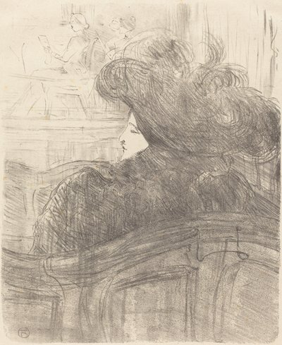 Cleo de Merode, 1896. tekijältä Henri de Toulouse Lautrec