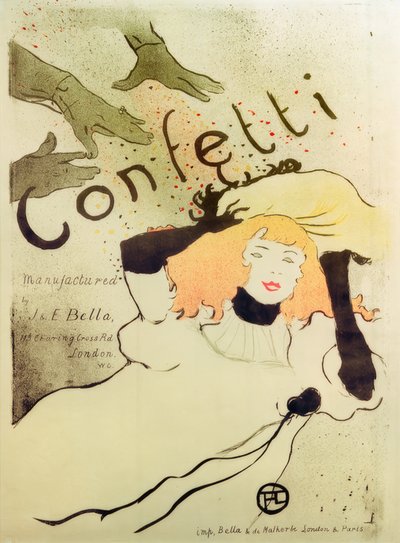 Konfetti tekijältä Henri de Toulouse Lautrec