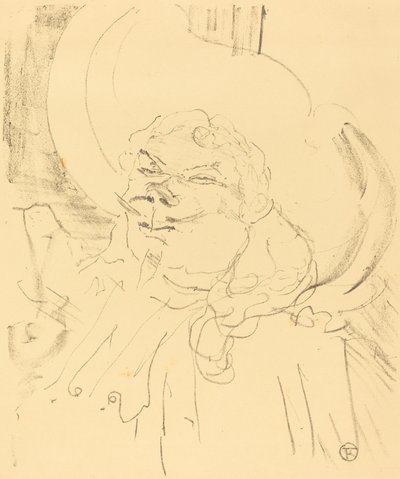 Coquelin vanhin (Coquelin aine) tekijältä Henri de Toulouse Lautrec