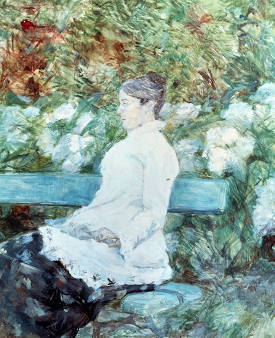Kreivitär Lautrec, taidemaalarin äiti, Henri de Toulouse-Lautrec (1864-1901) tekijältä Henri de Toulouse Lautrec
