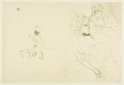 Kansi: Ninon de Lenclosin rakastunut esimerkki tekijältä Henri de Toulouse-Lautrec