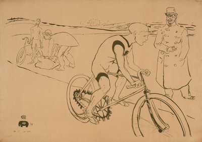 Pyöräile Michael tekijältä Henri de Toulouse-Lautrec