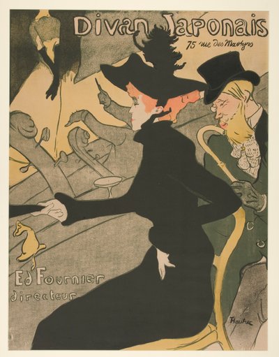Japanilainen sohva tekijältä Henri de Toulouse Lautrec