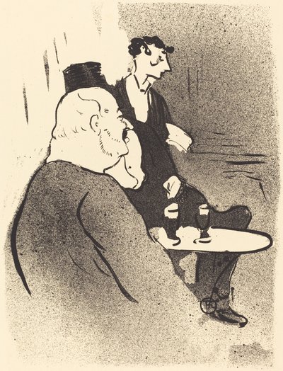 Ducarre lähettiläissä Ducarre suurlähettiläissä, 1893. tekijältä Henri de Toulouse Lautrec