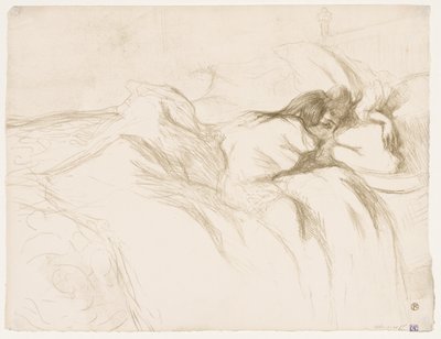 Elles: Nainen nukkuu tekijältä Henri de Toulouse Lautrec