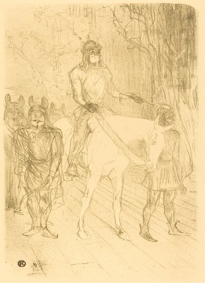 Brasseurin sisäänkäynti "Chilpericissä" tekijältä Henri de Toulouse Lautrec