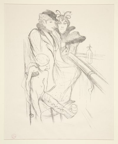 Eros vanne (Eros voitettu) tekijältä Henri de Toulouse Lautrec