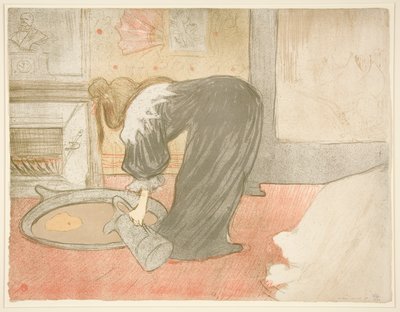 Femme au tub (Woman at the Tub), sarjasta Elles tekijältä Henri de Toulouse Lautrec