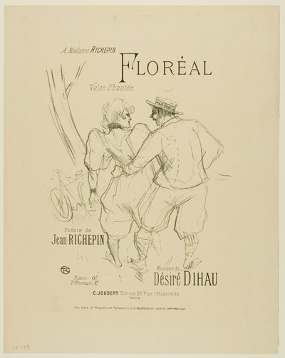 Floréal, Désiré Dihaun Melodiesista tekijältä Henri de Toulouse Lautrec