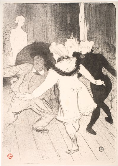 Shepherdess Follies. Monsieur Prudhomme vaatimattomuus tekijältä Henri de Toulouse Lautrec