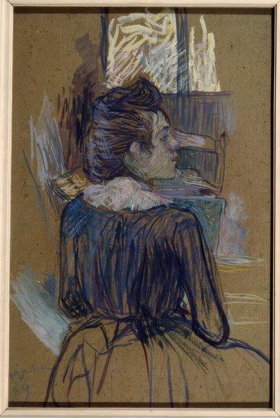 Frau am Fenster tekijältä Henri de Toulouse Lautrec