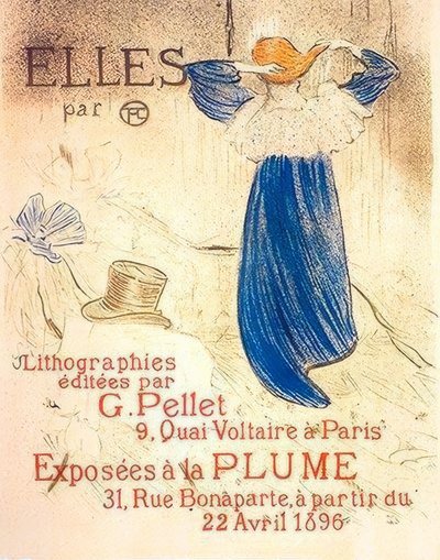 Ellesin etukappale tekijältä Henri de Toulouse Lautrec