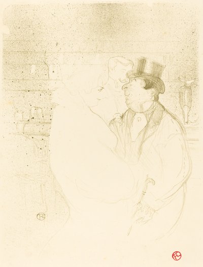 Ida Heath Bar Ida Heath au barissa, 1894. tekijältä Henri de Toulouse Lautrec