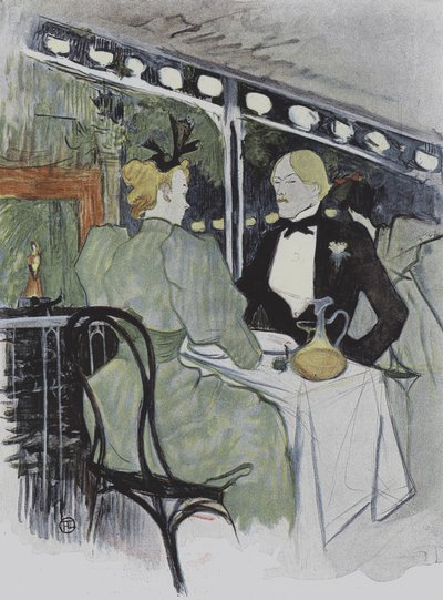 Kuvitus teoksesta Le Plaisir a Paris tekijältä Henri de Toulouse Lautrec