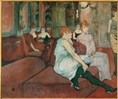 Olen Salon der Rue des Moulins tekijältä Henri de Toulouse Lautrec