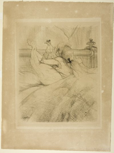 Sängyssä tekijältä Henri de Toulouse-Lautrec