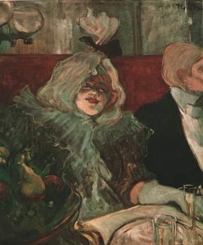 "In a Private Dining Room at the Rat Mort", c1899, 1952. tekijältä Henri de Toulouse Lautrec
