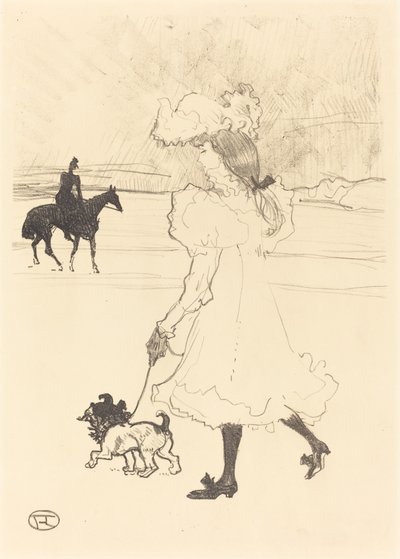 Metsässä (Au bois) tekijältä Henri de Toulouse Lautrec