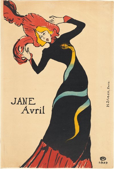 Jane Avril tekijältä Henri de Toulouse Lautrec