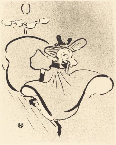 Jane Avril, 1893. tekijältä Henri de Toulouse Lautrec