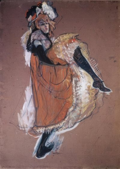 Jane Avril tanssii tekijältä Henri de Toulouse Lautrec