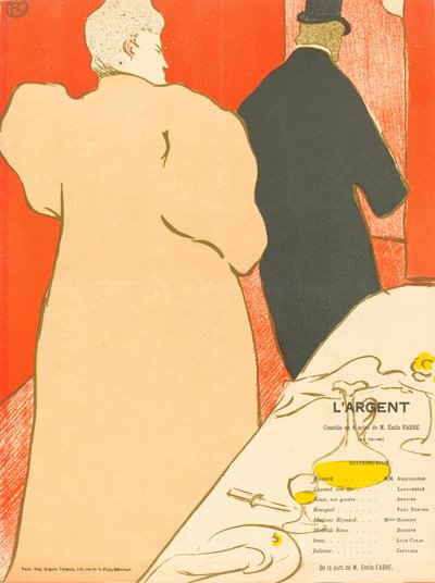 Raha, 1895. tekijältä Henri de Toulouse Lautrec