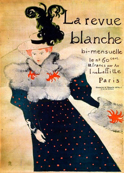 La Revue Blanche, 1800-luku. tekijältä Henri de Toulouse Lautrec