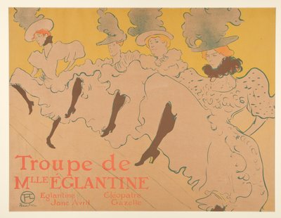 The Troupe of Mademoiselle Eglantine (Mademoiselle Eglantine tekijältä Henri de Toulouse Lautrec