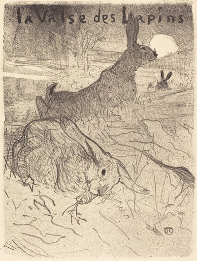 Kanien valssi, 1895. tekijältä Henri de Toulouse Lautrec