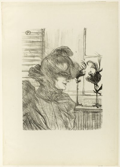 Le Margoin (Mademoiselle Louise Blouet) tekijältä Henri de Toulouse Lautrec