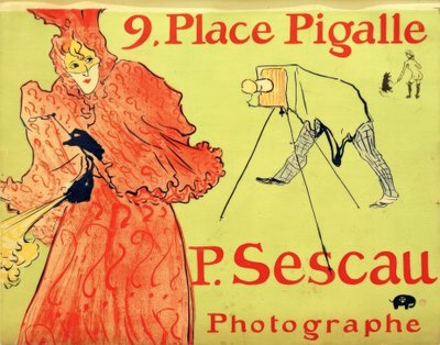 Valokuvaaja Sescau tekijältä Henri de Toulouse Lautrec