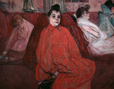 Le divaani (Le canapé) tekijältä Henri de Toulouse Lautrec