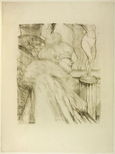 Teatterista poistuminen tekijältä Henri de Toulouse Lautrec