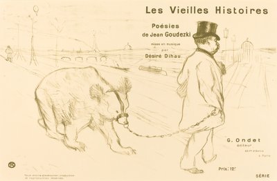 Vanhat tarinat (kansi/etupuoli) tekijältä Henri de Toulouse Lautrec